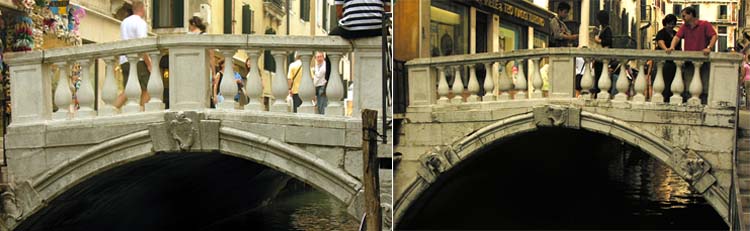 Bareteri Bridge in Venice