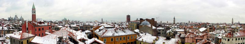 Venice weather, snow