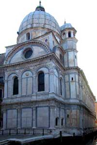 Rear view of Santa Maria dei Miracoli