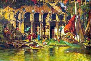 Fondaco dei Turchi by the painter De Maria, 1920